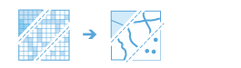 Convert Raster to Feature tool
